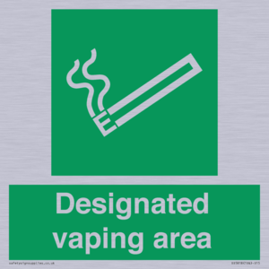 Designated vaping area
